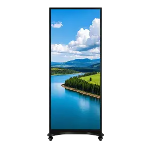 Indoor Tri‑Fold GOB LED Poster Screen P1.86