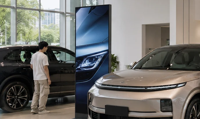 Brand Showroom Digital Advertising Panels Mobile