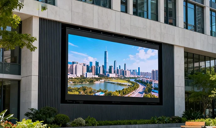 Commercial Plaza Outdoor LED Displays Mobile