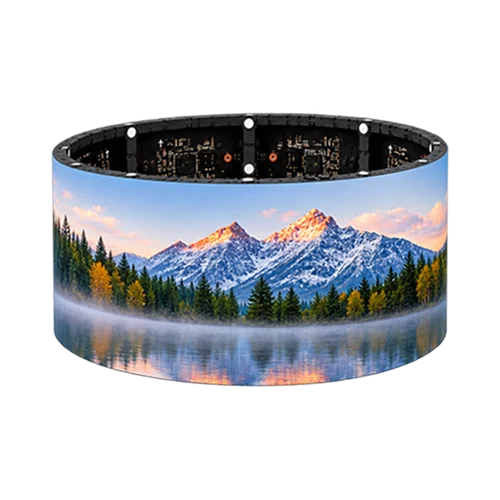 Fine-Pitch Curved Visuals