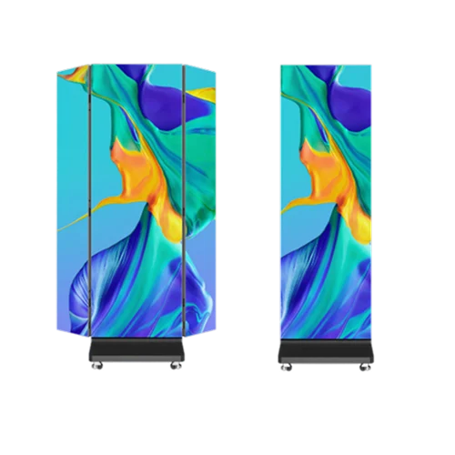 Foldable LED Cabinet Design for Space-Saving Transport