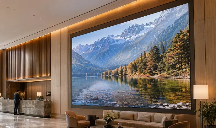 Premium Indoor SMD Full Color LED Display P1.25 Applications Hotels Pad
