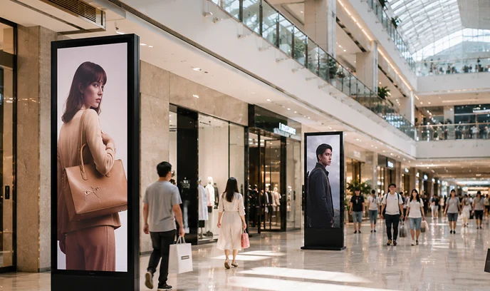 Shopping Mall Advertising & Promotion Displays Mobile